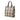 Beige Burberry House Check Canvas Tote