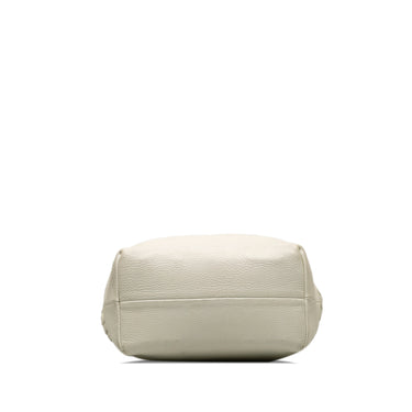 White Bottega Veneta Intrecciato Tote Bag
