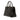 Black Prada Medium Saffiano Lux Galleria Double Zip Satchel