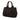 Black Prada Small Canvas Canapa Logo Tote Satchel