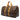Brown Louis Vuitton Monogram Keepall 50 Travel Bag
