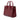 Red Saint Laurent Nano Croc Embossed Leather Sac De Jour Satchel
