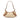Beige Burberry Canvas Shoulder Bag