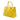 Yellow Prada Saffiano Cuir Double Tote