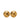 Gold Chanel CC Gold Plated Round Clip On Earrings