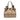 Brown Burberry Haymarket Check Coated Canvas Walden Belted Hobo Shoulder Bag - Designer Revival
