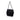 Black Chanel Pleated Satin Frame Pearl Chain Fringe Shoulder Bag