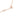 Gold Hermès Mini Rose Gold Plated Maillon Pendant Necklace