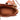 Brown Saint Laurent Toy Raffia Monogram Downtown Cabas Crossbody Bag