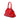 Red Fendi Perforated Patent Etniko Du Jour Handbag
