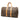 Brown Louis Vuitton Monogram Keepall 45 Travel Bag