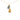 Gold Louis Vuitton Gold Plated Nanogram Pendant Necklace