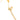 Gold Louis Vuitton Gold Plated Nanogram Pendant Necklace