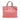 Pink Prada Saffiano Soft Triple Pocket Tote Satchel