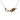 Silver Hermès Palladium Plated and Buffalo Horn Maillon Pendant Necklace