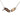 Silver Hermès Palladium Plated and Buffalo Horn Maillon Pendant Necklace