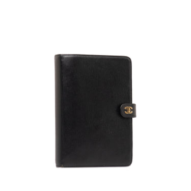 Black Chanel CC Notebook Cover - Designer Revival