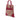 Red Prada Vitello Trimmed Tweed Flat Tote