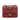Red Chanel Mini Square Classic Caviar Single Flap Crossbody Bag - Designer Revival