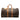 Brown Louis Vuitton Monogram Keepall 55 Travel Bag