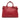 Red Burberry Medium Leather and House Check Banner Satchel