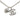 Silver Chanel CC Brass Strass Mini Heart Pendant Necklace