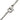 Silver Chanel CC Brass Strass Mini Heart Pendant Necklace