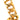 Gold Chanel Gold Plated Perfume Bottle Chain belt