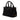 Black Prada Small Canvas Canapa Logo Satchel