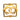 Gold Chanel CC Gold Plated Square Brooch