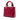 Red Dior Medium Patent Cannage Lady Dior Satchel