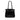 Black Prada Tessuto and Leather Chain Tote - Designer Revival