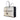 Black Chanel Bicolor Canvas Ladies First Shopping Tote Travel Bag
