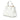 White Prada City Calf Trimmed Saffiano Greche Paradigme Bag Satchel