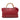 Red Gucci Medium Calfskin Bamboo Shopper Satchel