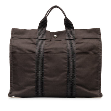 Brown Hermes Herline MM Tote Bag - Designer Revival