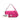 Pink Fendi Leather Selleria Baguette Satchel - Designer Revival