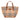 Brown Burberry Haymarket Check Canvas Handbag
