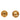 Gold Chanel CC Gold Plated Round Clip On Earrings