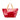 Red Louis Vuitton Monogram Vernis Bellevue PM Tote Bag