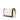 White Fendi Bicolor Leather Chain Baguette Shoulder Bag - Designer Revival