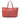 Red Bottega Veneta Medium Nappa Intrecciato Capri Tote