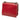 Red Fendi Small Scalloped Leather Kan I Crossbody