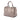 Beige Prada Glace Calf Twin Pocket Double Handle Satchel