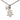 Silver Chanel Silver Plated CC Christmas Tree Pendant Necklace