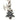 Silver Chanel Silver Plated CC Christmas Tree Pendant Necklace