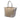 Beige Gucci GG Canvas and Leather Bree Tote