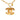 Gold Chanel CC Gold Plated Quilted Pendant Necklace