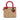 Brown Dior Medium Woven Raffia Lady Dior Satchel - Designer Revival