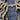Blue Fendi Embroidered Denim Ruffled F is Fendi Kan I Baguette Handbag - Designer Revival